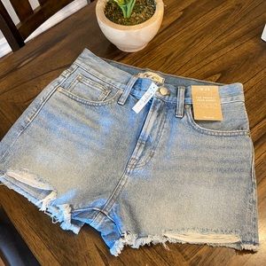 BNWT Madewell The Perfect Jean Short in Hedrick